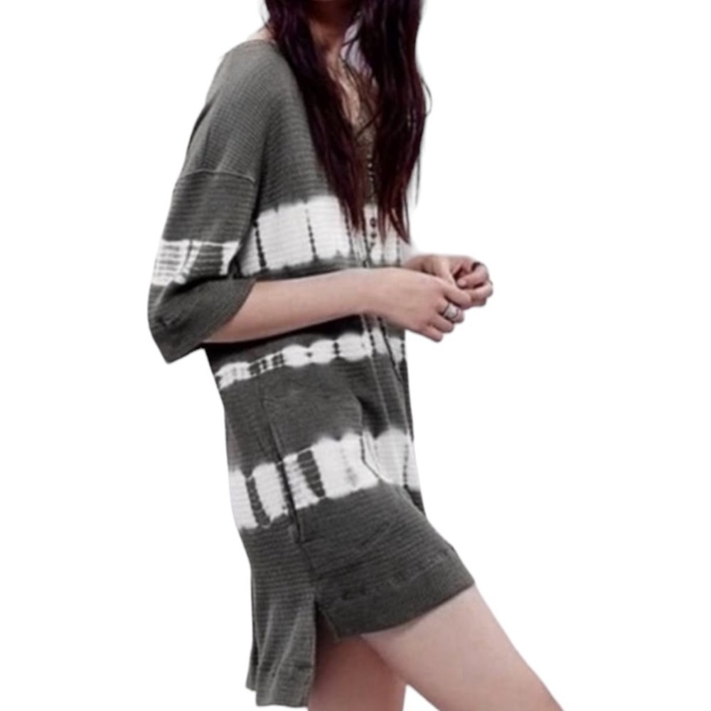 We The Free Canyon Tie Dye High Low Tunic Top
